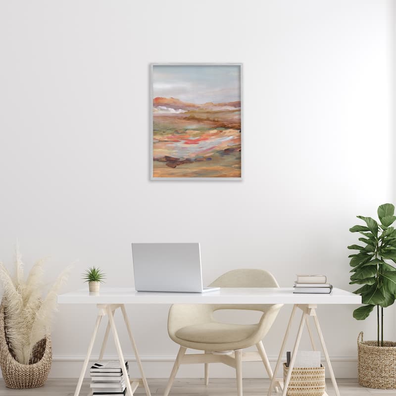 Stupell Dynamic Abstract Desert Framed Giclee Art Design By Carol Robinson