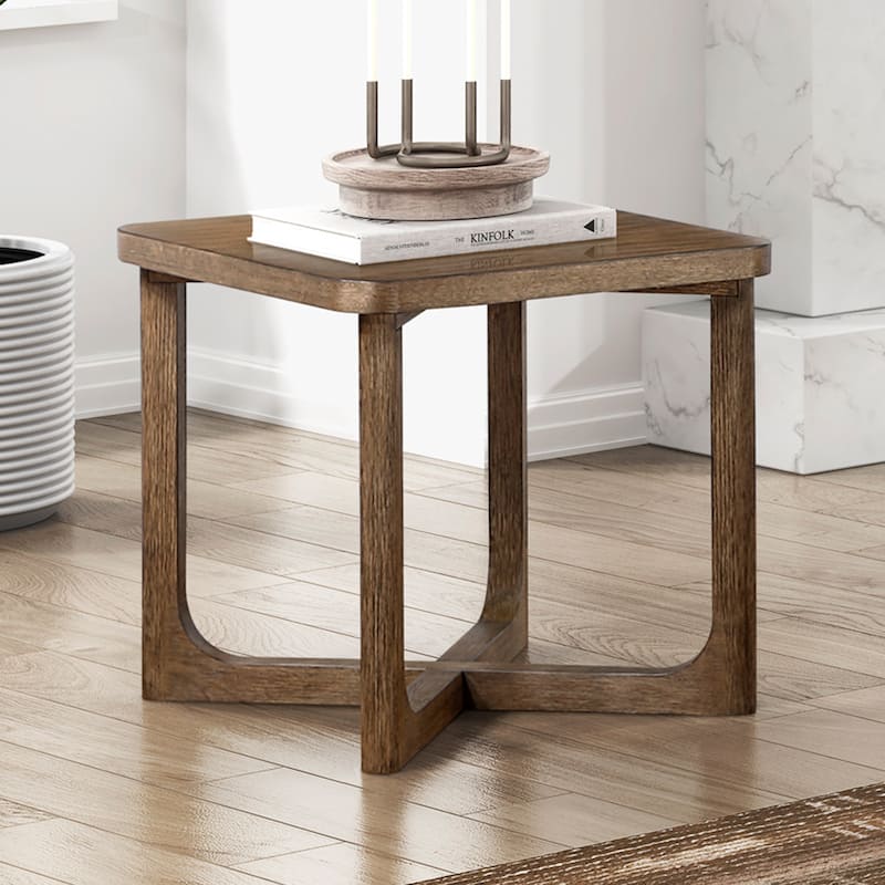 Aitana Square Wood End Table