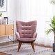 preview thumbnail 28 of 50, Carson Carrington Aasen Silky Velvet Tufted Accent Chair with Ottoman