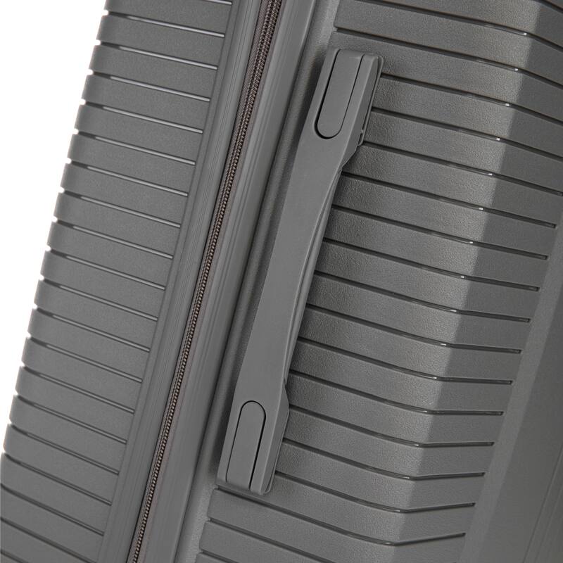 Travel PP Material 3 Piece Luggage Sets with Spinner Wheels and Combination Lock, Luggage for Family Travel Carry on 20/24/28