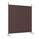 preview thumbnail 1 of 9, Costway Single Panel Room Divider Privacy Partition Screen for Office - See Details Brown - See Details