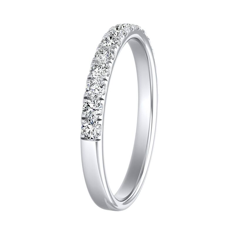 Auriya 3/8ctw Classic Round Diamond Wedding Band 14k Gold