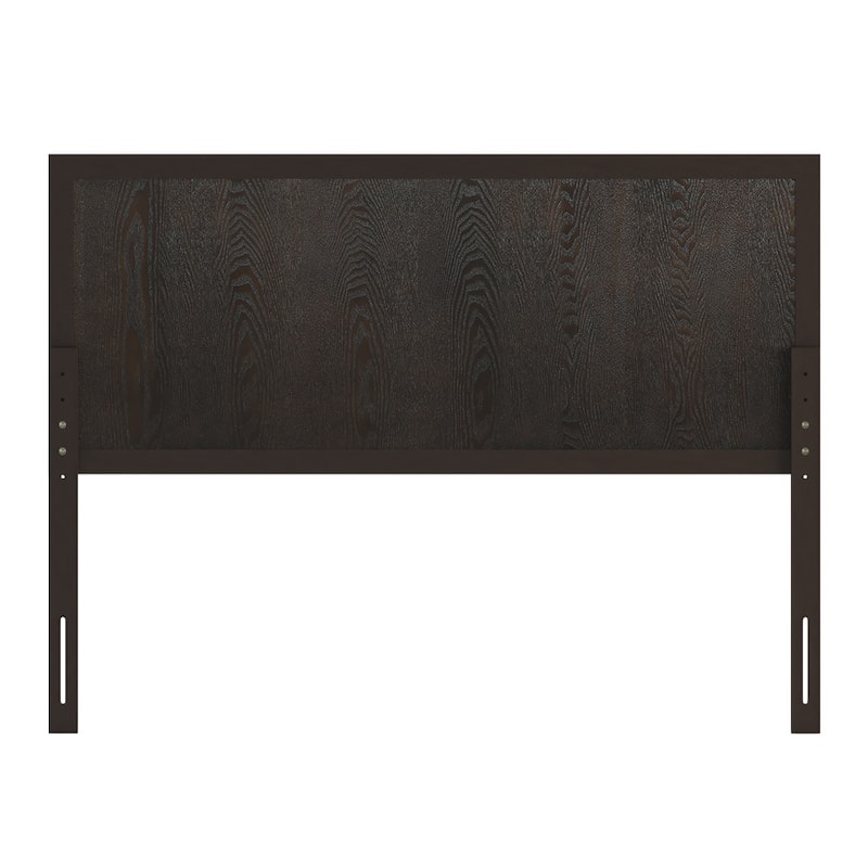 Contemporary Paneled Wooden Headboard Only