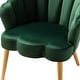 preview thumbnail 41 of 64, HULALA HOME Morden Scalloped Velvet Arm Chair with Tufted Back