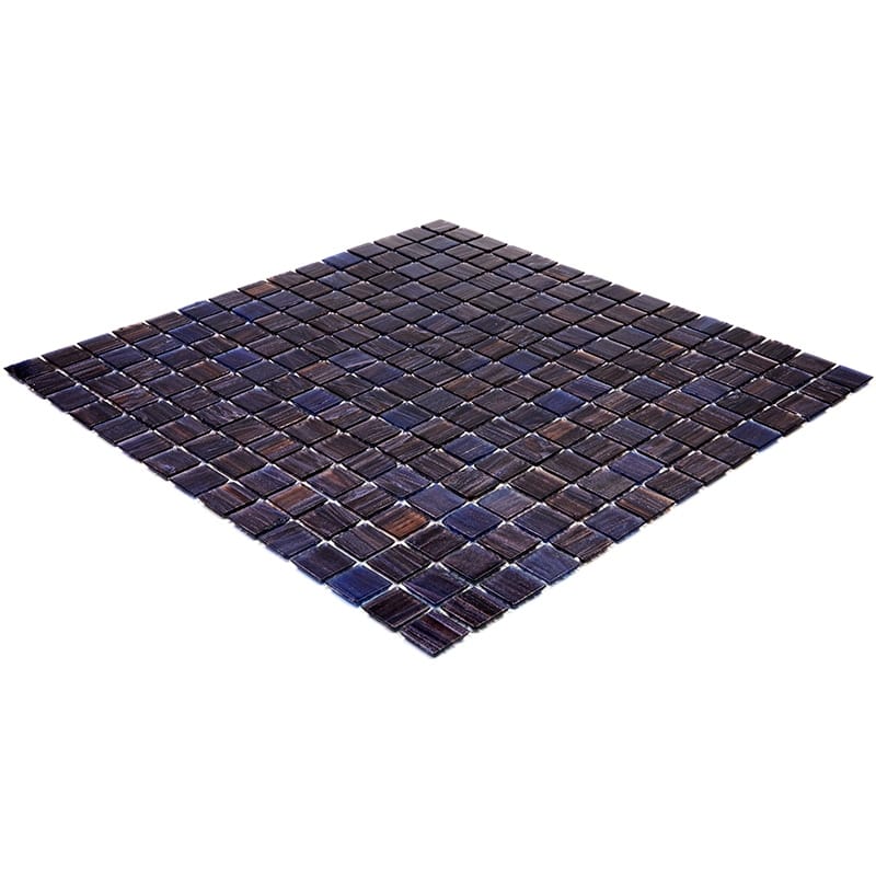 Apollo tile 12" x 12" Celestial Glossy Deep Indigo Blue Glass Tile (20 sq ft/case) - 20 Pack