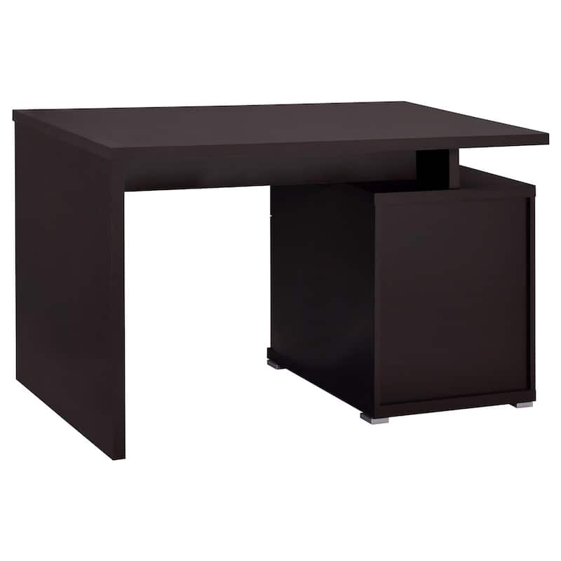 Modern 2-Drawer Office Desk with Flexible Reversible Setup and Ample Storage for Documents and Office Supplies
