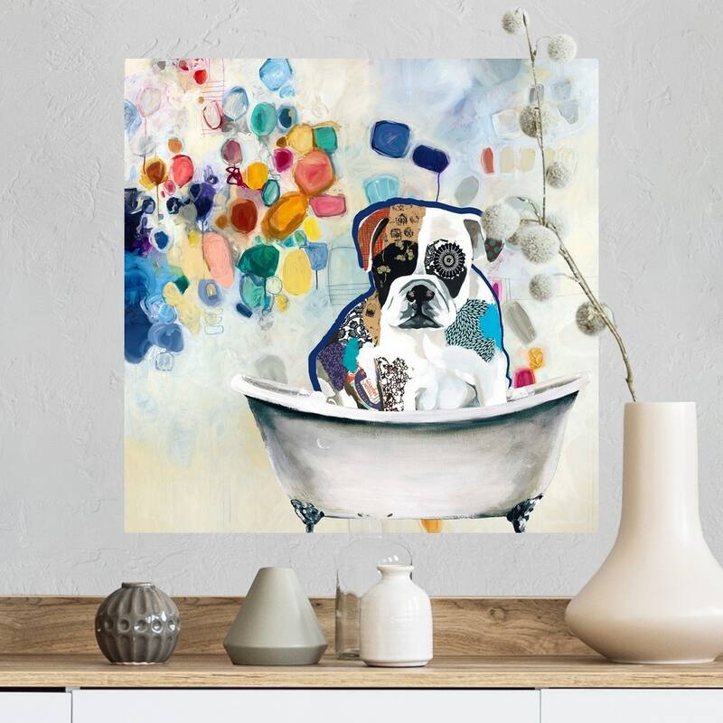 "Busters Bubble Bath" Poster Print - 16" x 16"