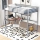 preview thumbnail 12 of 10, Twin Loft Bed with Desk and Shelf