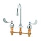 preview thumbnail 2 of 0, T and S Brass Deck Mounted Medical Faucet with 8" Centers, 133X-A22 Chrome