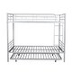 preview thumbnail 4 of 32, Full Over Full Metal Bunk Bed with Trundle