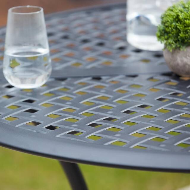 PATIO FESTIVAL 42" Outdoor Round Steel Dining Table