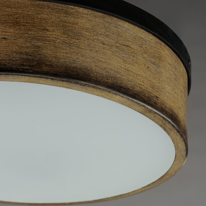 Maxim 14440 Franklin 2 Light 14" Wide Flush Mount Drum Ceiling Fixture
