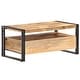 preview thumbnail 4 of 7, vidaXL Coffee Table 39.4"x21.7"x17.7" Rough Mango Wood