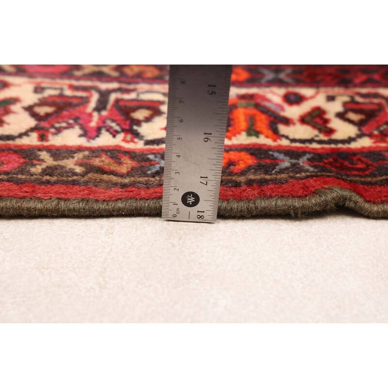 ECARPETGALLERY Hand-knotted Andelz Red Wool Rug - 3'4 x 5'0