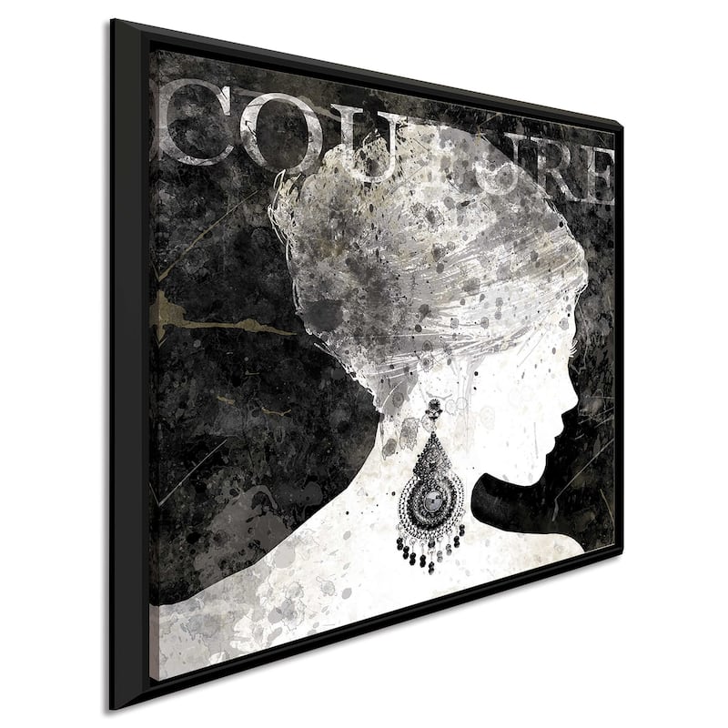 "Fashion Silhouette I" by Carol Robinson Print on Floating Canvas