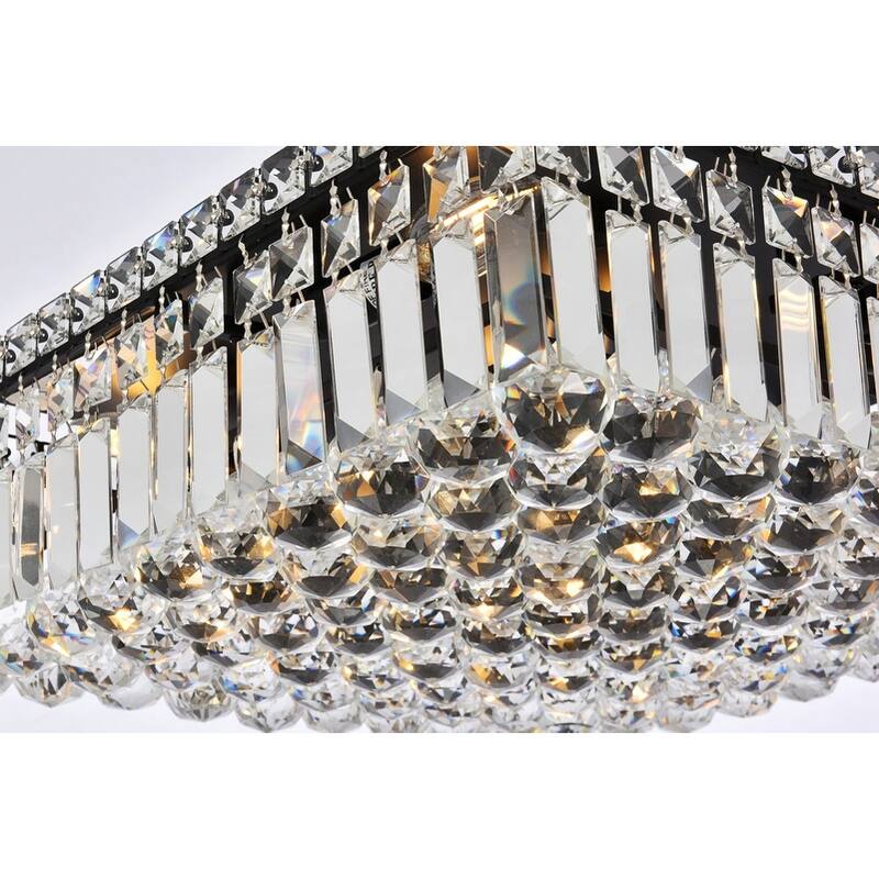 Somette Lausanne 6-light 16-inch Flush-Mount Chandelier - 16 Inch