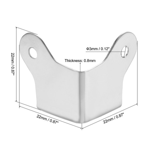 Chrome top corner guards