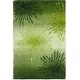 preview thumbnail 56 of 140, SAFAVIEH Handmade Soho Miyase Modern Burst New Zealand Wool Rug 2'6" x 4' - Green/Multi