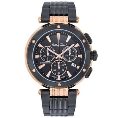 Mathey Tissot Men's Neptune Chrono Black Dial Watch - H912CHNR - 6 (36)