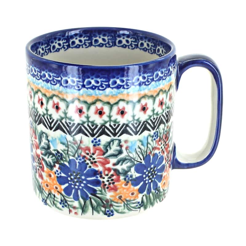 Blue Rose Polish Pottery Vena Mug - Ashley