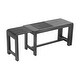 preview thumbnail 5 of 13, Bradford Extendable Solid Mango Hardwood Bench by Jofran