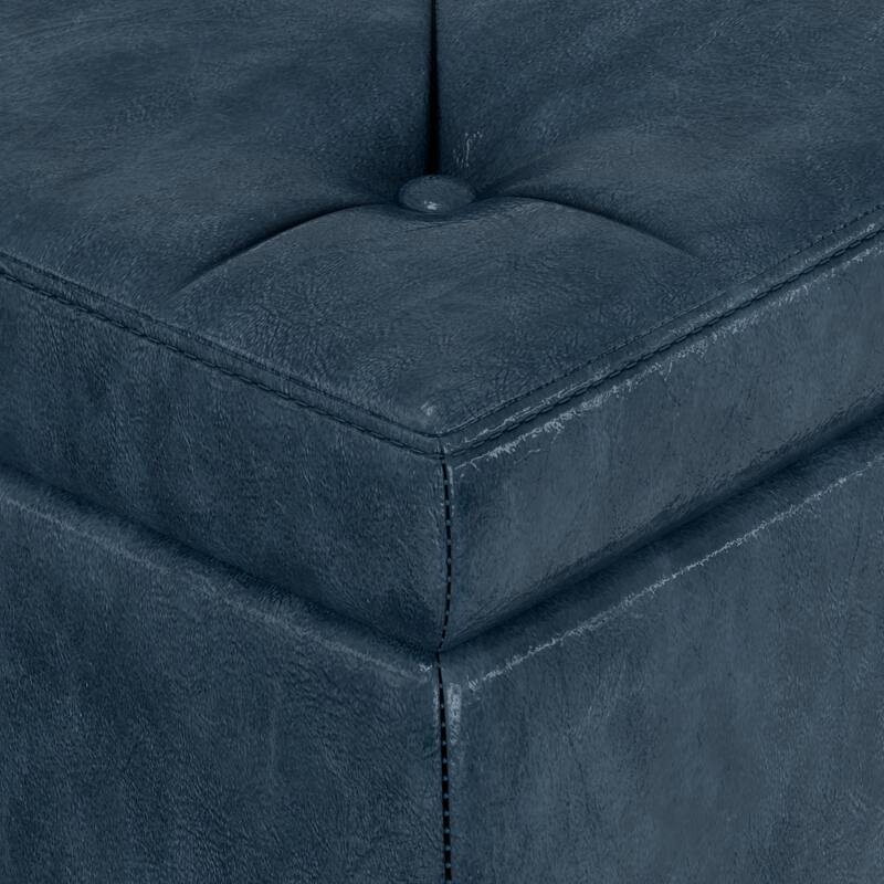 WYNDENHALL Springfield 48 inch Wide Rectangle Storage Ottoman