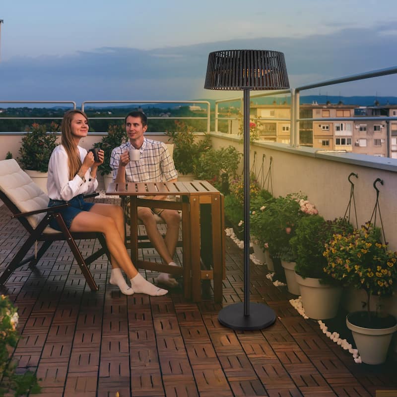1500W Halogen Standalone Portable Indoor and Outdoor Patio Heater