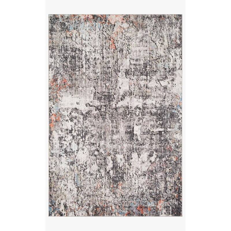 Alexander Home Athens Abstract Modern Distressed Area Rug