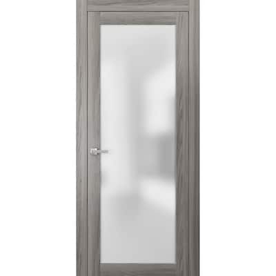 Lite Frosted Glass Door / Planum 2102 Ginger Ash