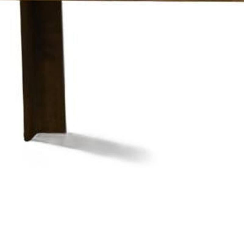 HomeRoots 71" Walnut Solid Wood Dining Table - 70.90 in. x 29.50 in. x 35.40 in.