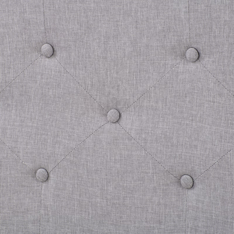 Nova Ridge Upholstered Button-Tufted Bed Frame, Full