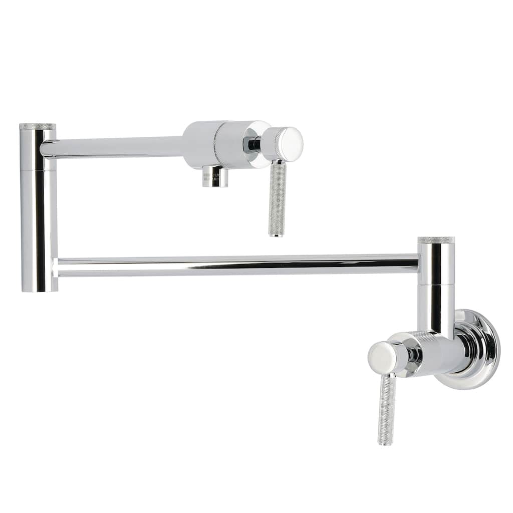 Kingston Brass KS410.KNL Convergent 4 GPM Wall Mounted Single Hole Pot