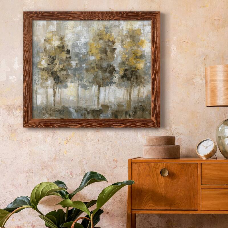 Linen Trees-Premium Framed Canvas - Ready to Hang