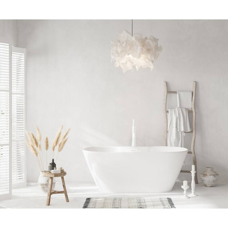 Nicolette Bathtub in Glossy White