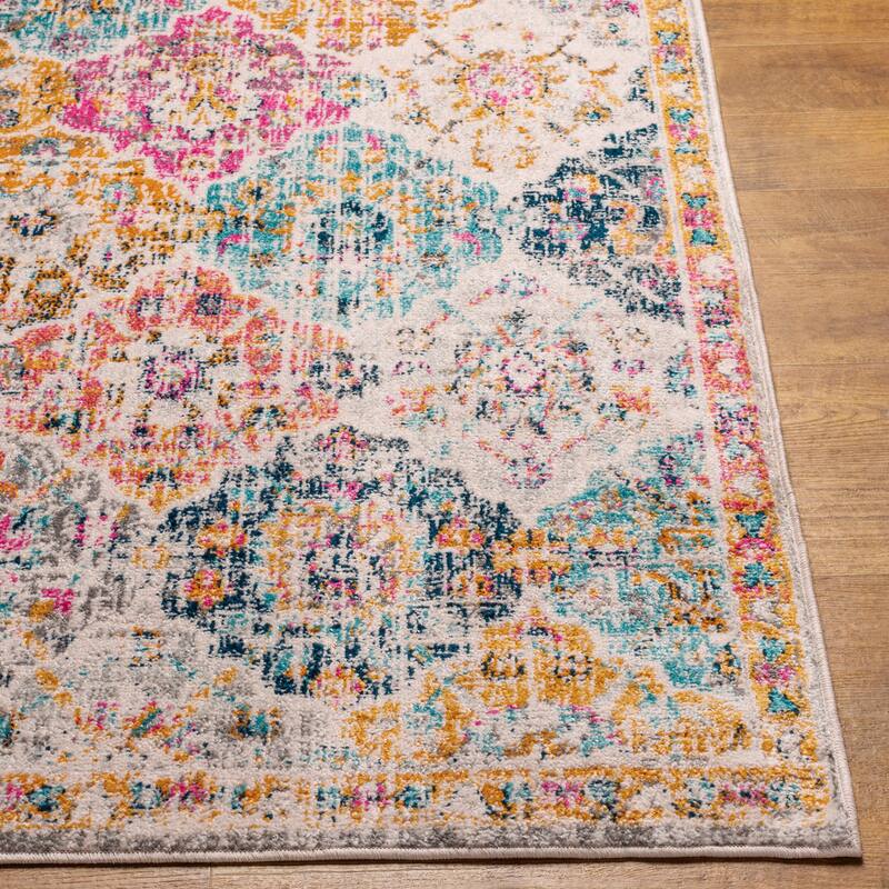 Livabliss Harput Transitional Medallion Area Rug