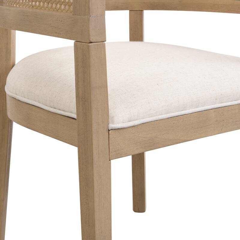 Christopher Knight Home - Veridian Rubberwood Upholstered 7 Piece Dining Set