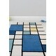 preview thumbnail 3 of 4, Mid-Cen Grid Kids Rug - Nico & Yeye - 4' x 6'