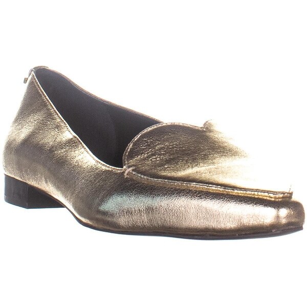 calvin klein gold loafers