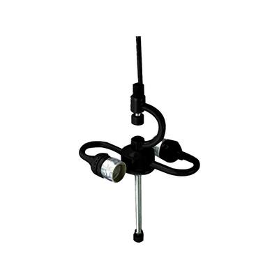 2 Light Swag Conversion Kit Plug-In Ceiling Light 15' Cord, Black