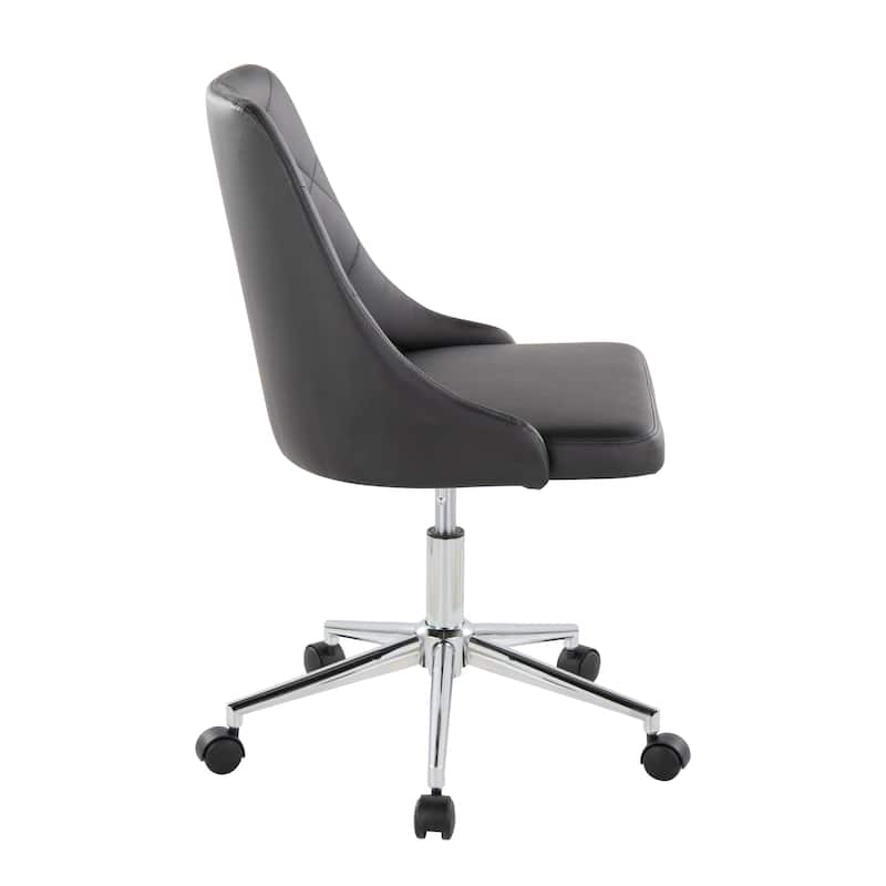 Silver Orchid Ockelbo Adjustable Office Chair with 5-Star Caster Base