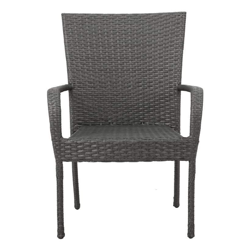 Geri Outdoor Wicker 7 Piece Dining Set by Christopher Knight Home