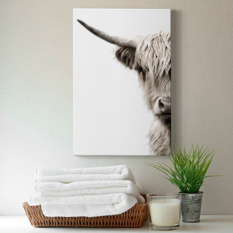 Highland Cattle Premium Gallery Wrapped Canvas - Ready to Hang