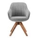 preview thumbnail 19 of 56, Art Leon Modern Wood Swivel Chair with Oak Legs