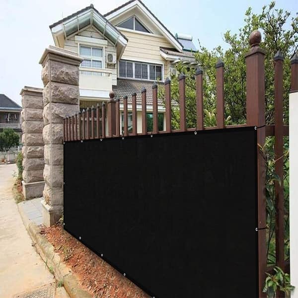 Privacy Fence Screen 90% Blockage Shade Cover Fencing Net for Wall Garden Gazebo Backyard,6*25 ft, Dark Green