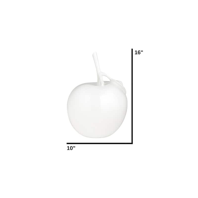 Finesse Decor- Resin Apple Sculpture - N/A