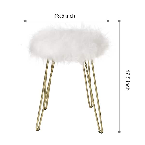 https://ak1.ostkcdn.com/images/products/is/images/direct/22cb406b223065f2b70a53943ba533cb4595e93b/Faux-Foot-Stool-Vanity-Chair-with-Golden-Metal-Legs%2C-Small-Fuzzy-Fluffy-Round-Ottoman-Storage---1-Pcs.jpg?impolicy=medium