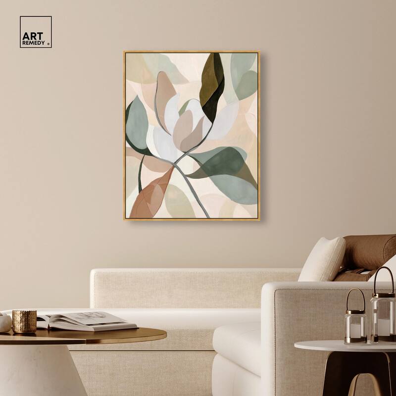 Leaf Prints II Canvas by Art Remedy