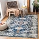 preview thumbnail 7 of 40, SAFAVIEH Madison Andra Boho Oriental Distressed Rug 3' x 5' - Dark Blue/Light Blue - Rectangle