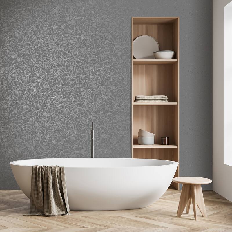 Veer Decor Big Wave Wallpaper