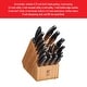preview thumbnail 9 of 10, TWIN Signature 19-pc Knife Block Set - Black